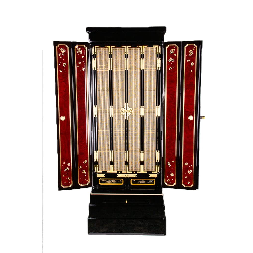 Amazon｜仏壇・仏具の窓口 金仏壇 直置型 18号 AZ100249 金箔製